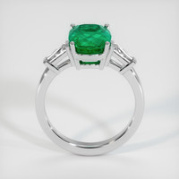 2.47 Ct. Emerald Ring, 18K White Gold 3