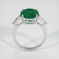 4.43 Ct. Emerald Ring, 18K White Gold 3