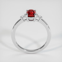 1.12 Ct. Ruby Ring, 18K White Gold 3