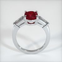 2.03 Ct. Ruby Ring, 18K White Gold 3