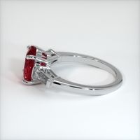 2.03 Ct. Ruby Ring, 18K White Gold 4