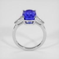 4.10 Ct. Blue Sapphire Ring, 18K White Gold 3
