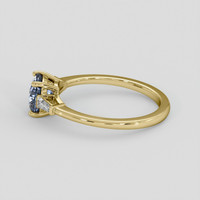 1.25 Ct. Blue Sapphire Ring, 10K Yellow Gold 4