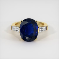 5.75 Ct. Sapphire Ring, 14K Yellow Gold 1