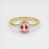 1.80 Ct. Sapphire Ring, 14K Yellow Gold 1