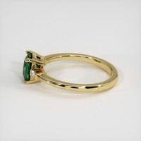 1.60 Ct. Green Sapphire Ring, 14K Yellow Gold 4