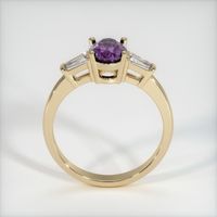 1.46 Ct. Purple Sapphire Ring, 14K Yellow Gold 3