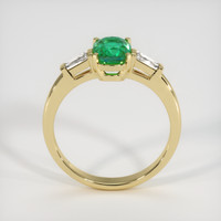 1.06 Ct. Emerald Ring, 18K Yellow Gold 3