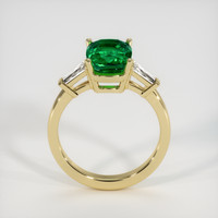 2.71 Ct. Emerald Ring, 18K Yellow Gold 3