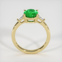 1.32 Ct. Emerald Ring, 18K Yellow Gold 3