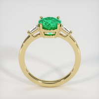 1.31 Ct. Emerald Ring, 18K Yellow Gold 3