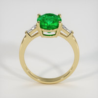 3.56 Ct. Emerald Ring, 18K Yellow Gold 3