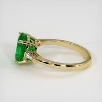 3.56 Ct. Emerald Ring, 18K Yellow Gold 4