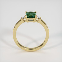 1.60 Ct. Green Sapphire Ring, 18K Yellow Gold 3