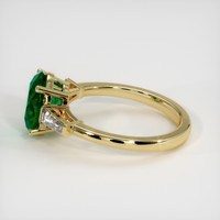 2.04 Ct. Emerald Ring, 18K Yellow Gold 4