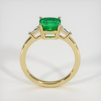 1.57 Ct. Emerald Ring, 18K Yellow Gold 3