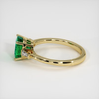 1.57 Ct. Emerald Ring, 18K Yellow Gold 4