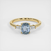 1.39 Ct. Sapphire Ring, 18K Yellow Gold 1