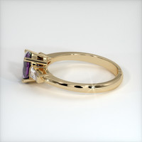 1.46 Ct. Sapphire Ring, 18K Yellow Gold 4