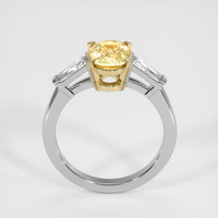 2.18 Ct. Yellow Sapphire Ring, 14K Yellow & White 3