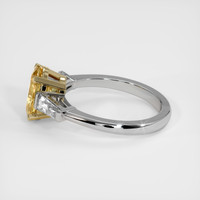 2.18 Ct. Yellow Sapphire Ring, 14K Yellow & White 4