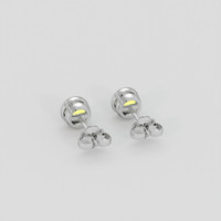 <span>1.66</span>&nbsp;<span class="tooltip-light">Ct.Tw.<span class="tooltiptext">Total Carat Weight</span></span> Greenish Yellow Chrysoberyl Earrings, Platinum 950 4
