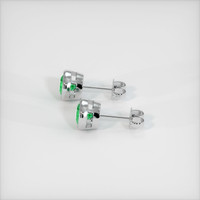 <span>1.66</span>&nbsp;<span class="tooltip-light">Ct.Tw.<span class="tooltiptext">Total Carat Weight</span></span> Emerald  Earring - Platinum 950