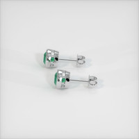 <span>2.73</span>&nbsp;<span class="tooltip-light">Ct.Tw.<span class="tooltiptext">Total Carat Weight</span></span> Emerald  Earring - Platinum 950
