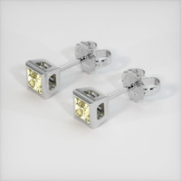 <span>0.73</span>&nbsp;<span class="tooltip-light">Ct.Tw.<span class="tooltiptext">Total Carat Weight</span></span> Sapphire Earrings, Platinum 950 2