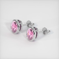 2.08 Ct.Tw. Gemstone Earrings, Platinum 950 2