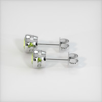 <span>1.92</span> <span class="tooltip-light">Ct.Tw.<span class="tooltiptext">Total Carat Weight</span></span> Green Peridot Earrings, Platinum 950 3