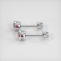 0.85 Ct.Tw. Ruby Earrings, Platinum 950 3
