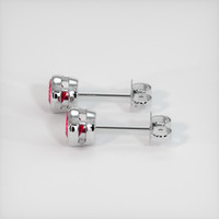 <span>0.65</span>&nbsp;<span class="tooltip-light">Ct.Tw.<span class="tooltiptext">Total Carat Weight</span></span> Ruby Earrings, Platinum 950 3