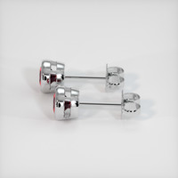 2.05 Ct.Tw. Ruby Earrings, Platinum 950 3