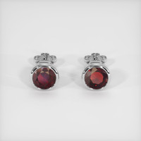 <span>2.44</span>&nbsp;<span class="tooltip-light">Ct.Tw.<span class="tooltiptext">Total Carat Weight</span></span> Gemstone Earrings, Platinum 950 1