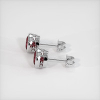 <span>2.44</span>&nbsp;<span class="tooltip-light">Ct.Tw.<span class="tooltiptext">Total Carat Weight</span></span> Gemstone Earrings, Platinum 950 3