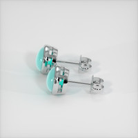 1.90 Ct.Tw. Gemstone Earrings, Platinum 950 3