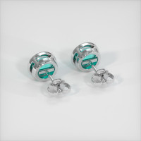 <span>1.00</span>&nbsp;<span class="tooltip-light">Ct.Tw.<span class="tooltiptext">Total Carat Weight</span></span> Gemstone Earrings, Platinum 950 4