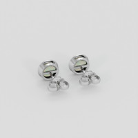 <span>0.75</span>&nbsp;<span class="tooltip-light">Ct.Tw.<span class="tooltiptext">Total Carat Weight</span></span> Multi Color Crystal Opal (Jelly Opal) Earrings, Platinum 950 4