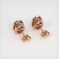 <span>2.08</span>&nbsp;<span class="tooltip-light">Ct.Tw.<span class="tooltiptext">Total Carat Weight</span></span> Gemstone Earrings, 14K Rose Gold 4