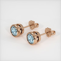 <span>1.79</span>&nbsp;<span class="tooltip-light">Ct.Tw.<span class="tooltiptext">Total Carat Weight</span></span> Gemstone Earrings, 14K Rose Gold 2