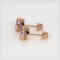 <span>3.48</span>&nbsp;<span class="tooltip-light">Ct.Tw.<span class="tooltiptext">Total Carat Weight</span></span> Gemstone Earrings, 14K Rose Gold 3