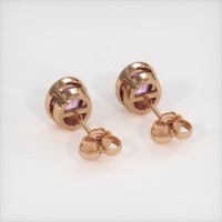 3.48 Ct.Tw. Gemstone Earrings, 14K Rose Gold 4