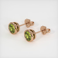 <span>2.02</span>&nbsp;<span class="tooltip-light">Ct.Tw.<span class="tooltiptext">Total Carat Weight</span></span> Gemstone Earrings, 14K Rose Gold 2