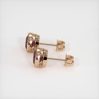 4.53 Ct.Tw. Gemstone Earrings, 14K Rose Gold 3