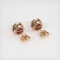 <span>2.44</span>&nbsp;<span class="tooltip-light">Ct.Tw.<span class="tooltiptext">Total Carat Weight</span></span> Gemstone Earrings, 14K Rose Gold 4