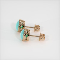 <span>1.00</span>&nbsp;<span class="tooltip-light">Ct.Tw.<span class="tooltiptext">Total Carat Weight</span></span> Gemstone Earrings, 14K Rose Gold 3