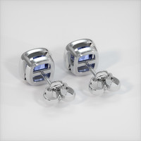 <span>2.95</span>&nbsp;<span class="tooltip-light">Ct.Tw.<span class="tooltiptext">Total Carat Weight</span></span> Sapphire Earrings, 14K White Gold 4