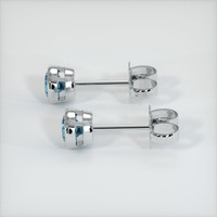 <span>0.69</span>&nbsp;<span class="tooltip-light">Ct.Tw.<span class="tooltiptext">Total Carat Weight</span></span> Sapphire Earrings, 14K White Gold 3