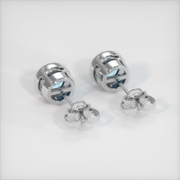 1.79 Ct.Tw. Gemstone Earrings, 14K White Gold 4